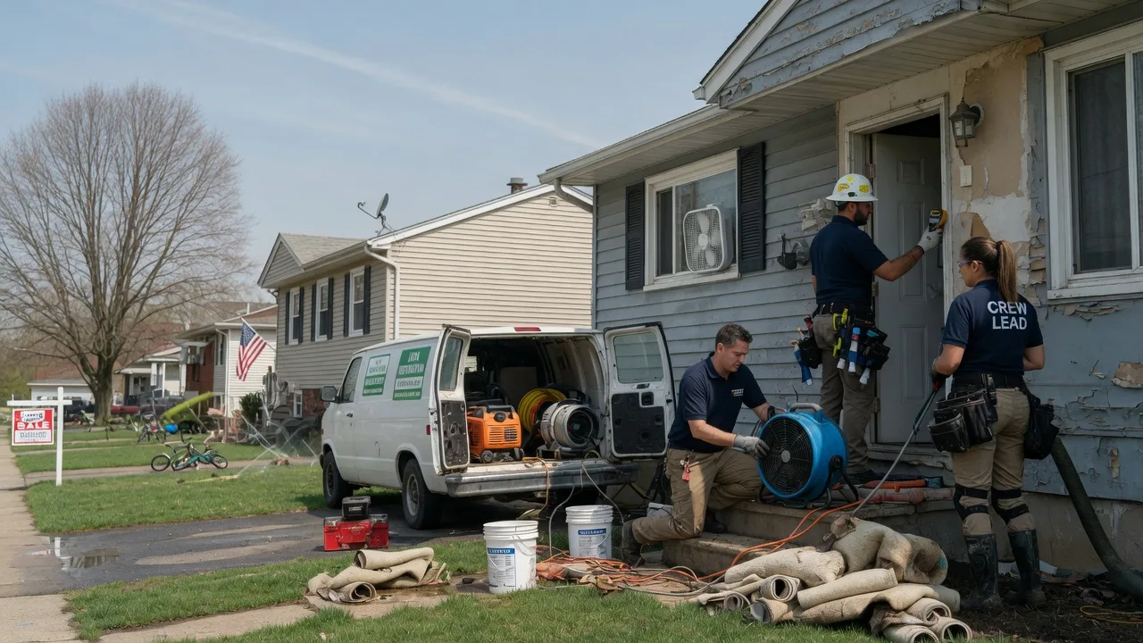 Flood Cleanup in Pontiac, IL near me