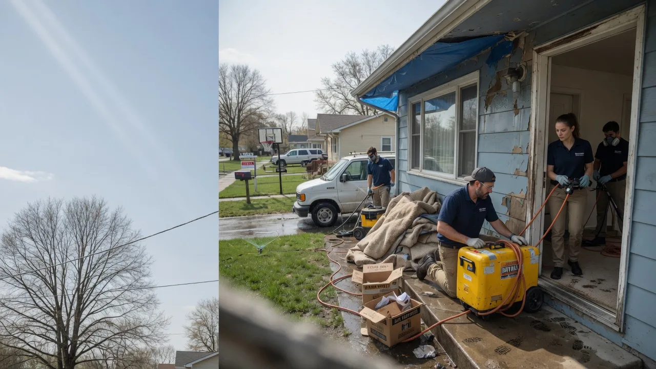 Basement Flood Cleanup in Pontiac, IL near me